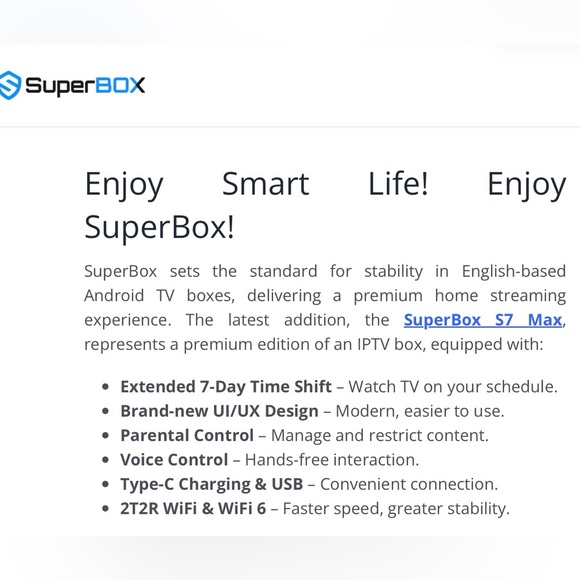 NEW 2026 SUPERBOX S7 MAX 6K ANDROID TV BOX • IN HAND • U.S.P.S. GROUND SHIPPING - Picture 3 of 10